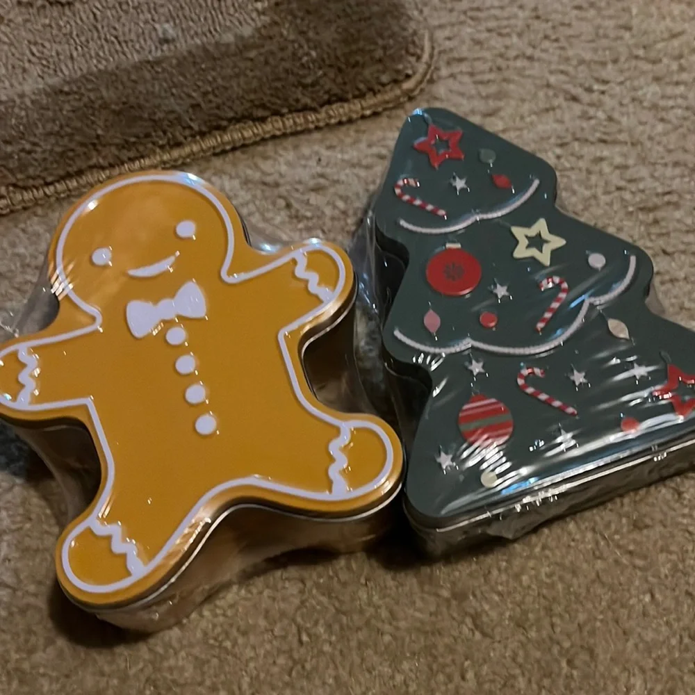 Target Christmas tins